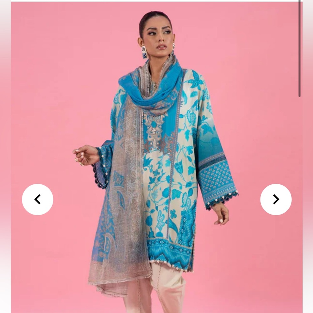🌹THREE PIECE PAKISTANI SANA SAFINAZ SHALWAR KAMEEZ SUIT ORIGINAL LAWN🌹